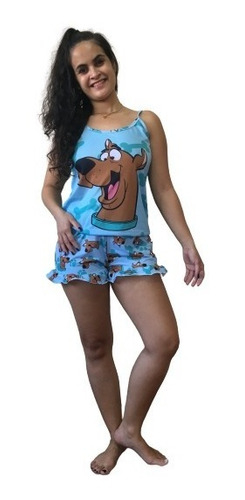 Pijama Feminino Curto Scoob Doo (presentão De Natal)