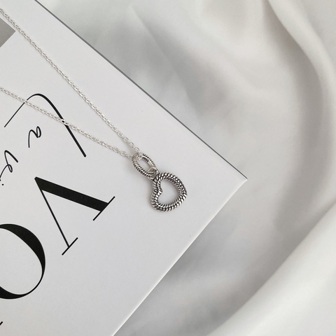 Colar de Prata Berloque Coração