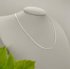 Colar de Prata Choker Rabo de Rato Chatinha na internet