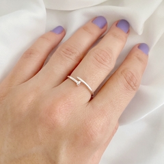 Anel de Prata Prego Regulável - comprar online