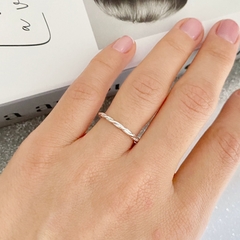 Anel de Prata Trançado - comprar online