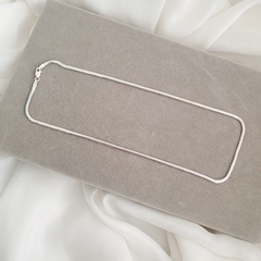 Colar de Prata Choker Malha - comprar online