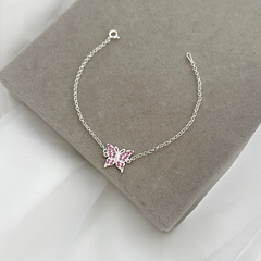 Pulseira de Prata Borboleta Rubelita - comprar online