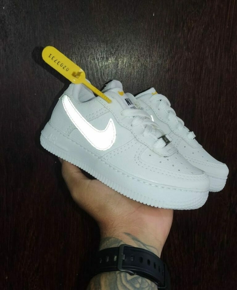 Tênis Nike Air Force 1 Infantil Refletivel