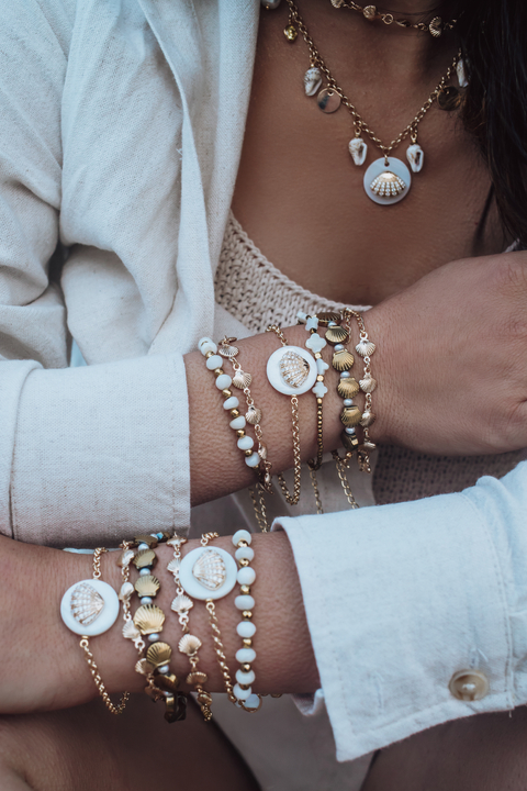 Pulseira Hematita Concha - comprar online