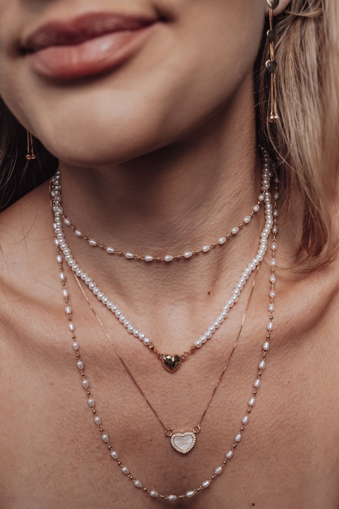 Colar Longo Mini Pérola - comprar online