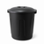 Cesto com tampa fechado 60L Preto