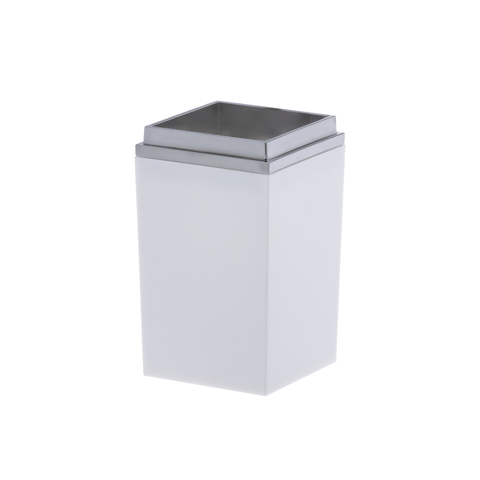 Porta escova branco quadratta UTMAIS1556