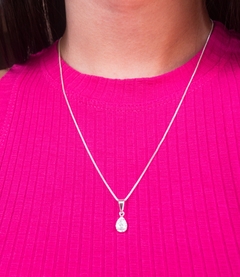 Colar gota cristal - loja online