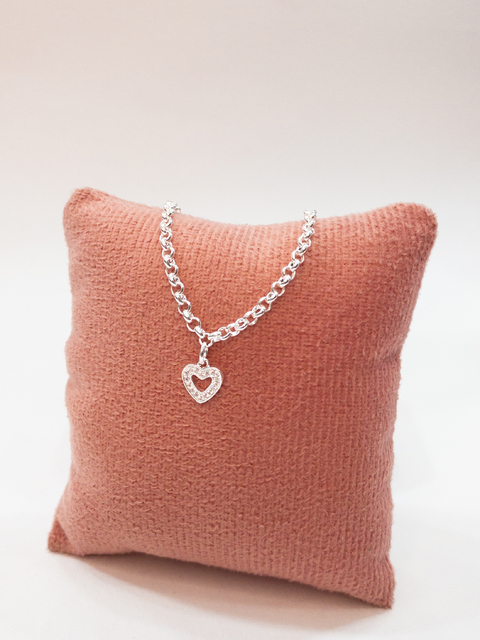 Pulseira Coração Cravejado
