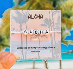 Pulseiras palavras havaianas. - comprar online