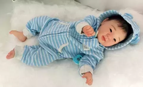Bebê Reborn Realista Jiali Menino