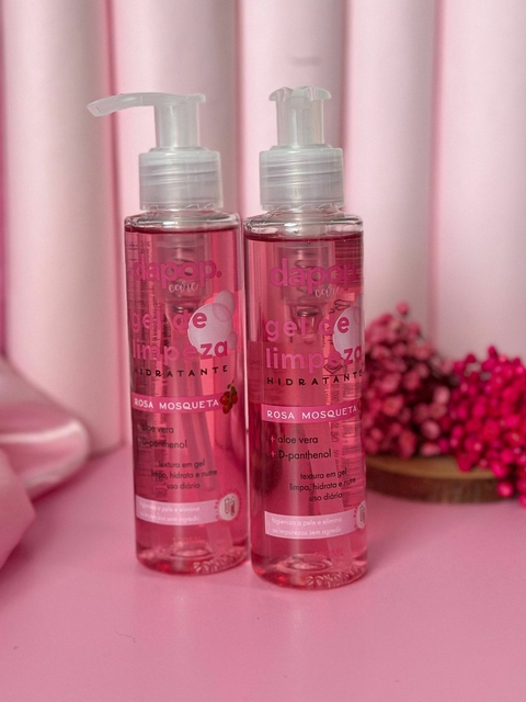 Gel de limpeza facial hidratante com rosa mosqueta 120ml - DAPOP