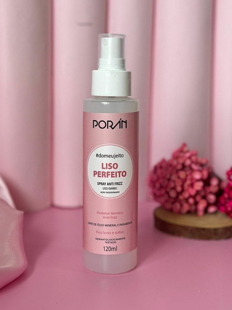 Spray antifrizz liso perfeito 120ml - PORÁN