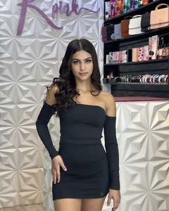 Vestido Coroa Manga Longa - loja online