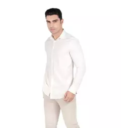 Camisa Manga Longa Linho Slim Fit - comprar online