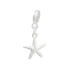 Berloque Estrela do Mar Banhado a Prata - Nosso Berloque
