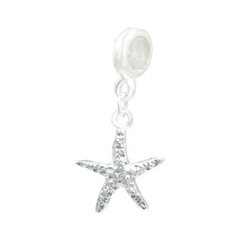 Berloque Estrela do Mar Banhado a Prata - comprar online