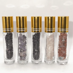 Perfumeros de cristal rellenos de cuarzo - comprar en línea