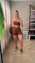 Shorts Poliamida Coffee