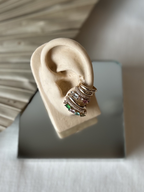 Brinco Ear Cuff Aros Pedrarias - comprar online