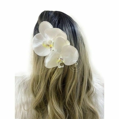 Grampo de Orquídea Noiva Grande