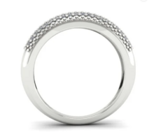 Anel de Prata 925 Modelo meia Aliança Radiance na internet