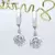 Brincos Elegantes S&Z Design Redondos com Cristal Colorido e Zircônia Cúbica, Joias Finas de Luxo/ Cod. JBR0005 - loja online