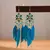 Brincos Boho Étnicos com Penas Coloridas – Brincos de Balanço com Borla para Mulheres Elegantes/ A0003 - comprar online