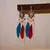 Brincos Boho Étnicos com Penas Coloridas – Brincos de Balanço com Borla para Mulheres Elegantes/ A0003 - ESSENZA D'LUXXE Moda & Acessórios