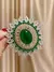 Broche Luxuoso em Estilo Palácio — Zircônia Cúbica Esmeralda, Elegante/ JBO0001 - comprar online