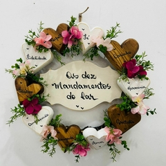 Guirlanda Os Dez Mandamentos 32 cm