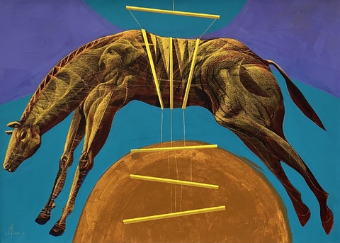 Traslado - Osvaldo Chiavazza, Pintura