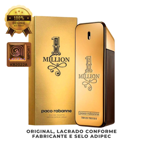 Perfume 1 Million Paco Rabanne EDT Masculino 200 ml