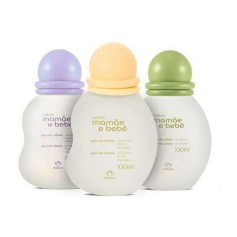 Água de Colônia Natura Mamãe e Bebê 50 e 100 ml - Todas Fragrâncias