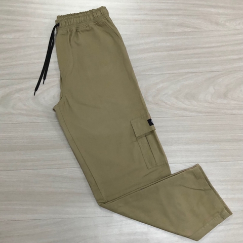 Calça Cargo Reta Elven - Caqui
