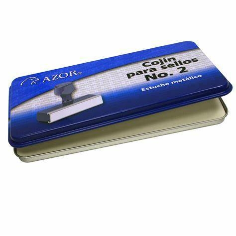 COJIN PARA SELLOS METALICO 16.5 X 9 CM No. 2 AZOR