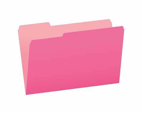 FOLDER CARTA BITONO ROSA