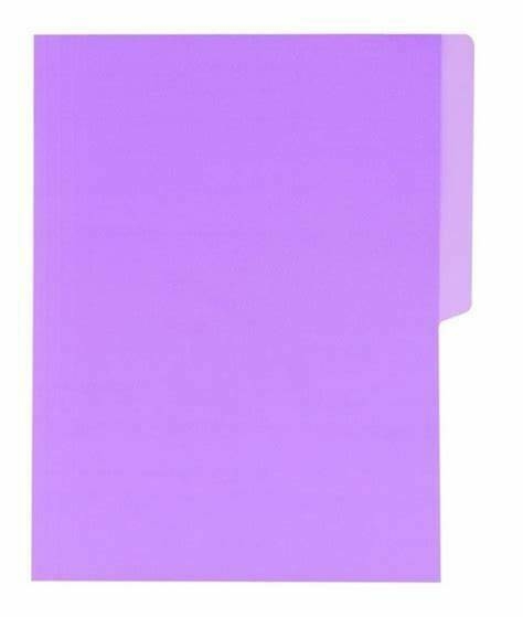 FOLDER CARTA LILA
