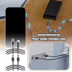 Tipo-c para dc/dc para dc cabo de alimentação de carregamento rápido para sta na internet