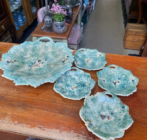 JOGO DE SOBREMESA CERÂMINA 5 PÇS