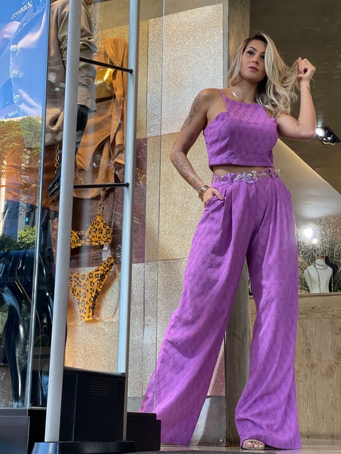 CALÇA PANTALONA EM LASE