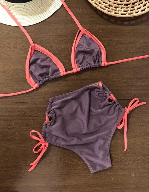 Biquíni hot pants cortininha