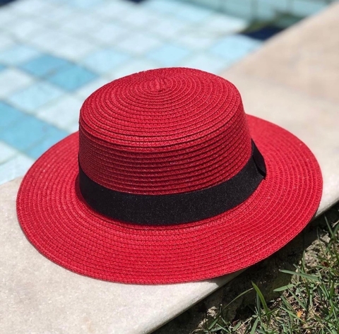 Chapéu París vermelho