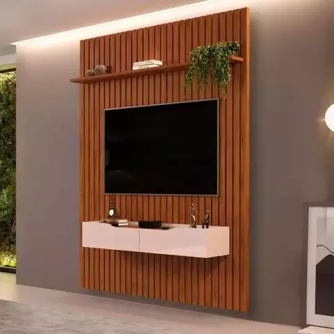 PAINEL RIPADO PRATIC DJ COM BANCADA / FREIJO/ OFF WHITE A 212 L 183 - comprar online