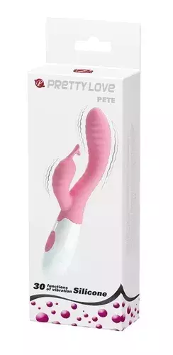 Consolador Vibrador Dual Estimulador Pretty Love Hyman Pilas