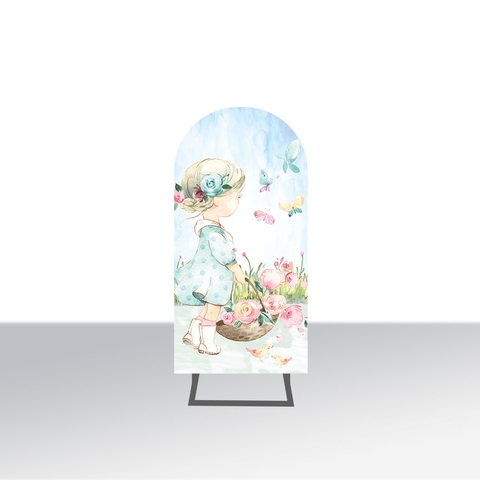 PAINEL ROMANO MENINA JARDIM