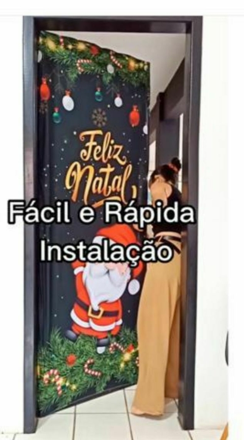 Capa para porta Sublimado Natalino