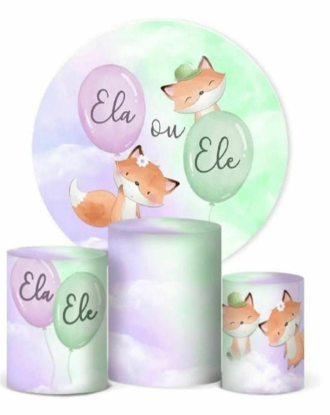 KIT CHA REVELAÇÃO RAPOSA