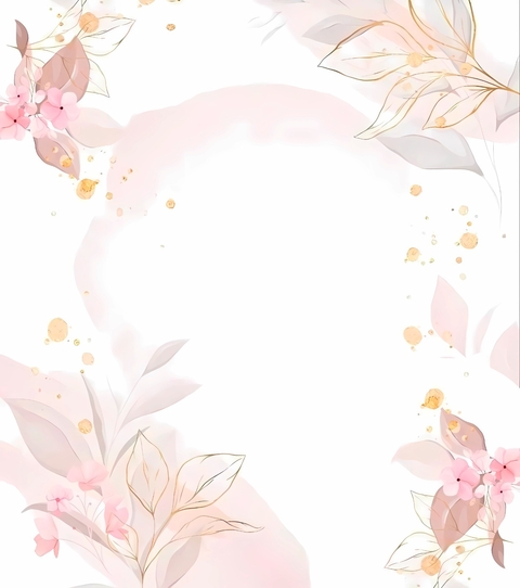 PAINEL LATERAL - FLORES ROSA DELICADAS